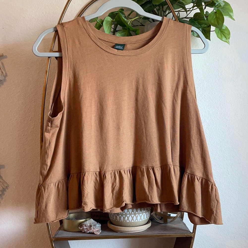 Peplum crop top